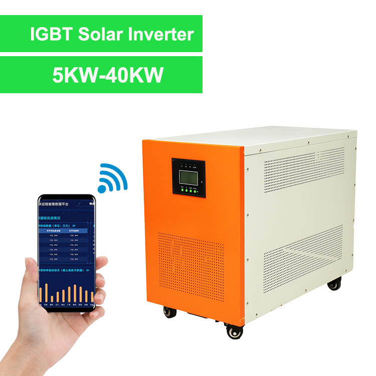 10KW hors réseau hybride solaire 96V de l′onduleur onduleur solaire à basse fréquence