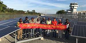 Installation du projet d'énergie solaire Tanfon 200KW en  Papouasie-Nouvelle-Guinée