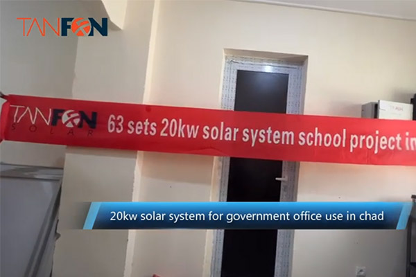 Système solaire 20kw pour le bureau du gouvernement