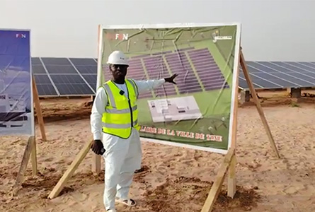 Système solaire de stockage d'énergie en conteneur TANFON SOLAR 2,5 MW